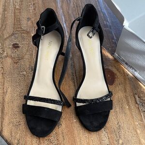 Nine West Black Strappy Sandals